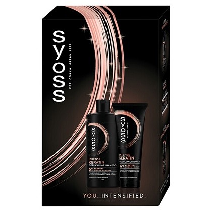 Kazeta Syoss keratin balzám 250ml, šampon 440ml Kazeta Syoss keratin balzám 250ml, šampon 440ml